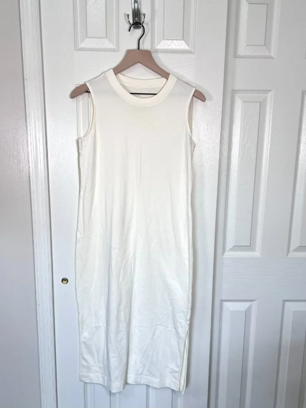 Everlane The Weekend Tank Dress in Canvas XS NWOT